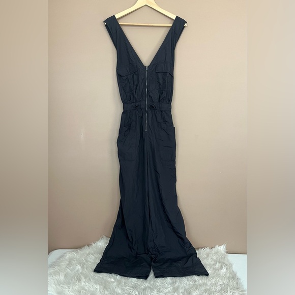 {FP Movement} Back on Trek One Piece Jumpsuit in Black - Womens Large - Picture 2 of 14